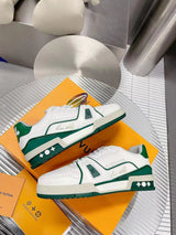 Louis Vuitton Trainer #54 Signature White Green