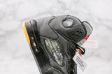 Off-White x Air Jordan 5 Black Metallic