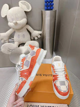 LOUIS VUITTON TRAINER WHITE/GREY/BROWN/ORANGE