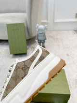 Gucci Beige and ebony GG canvas