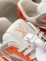 LOUIS VUITTON TRAINER WHITE/GREY/BROWN/ORANGE