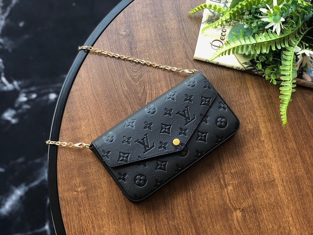 Louis Vuitton Felicie Pochette Monogram Empreinte Black