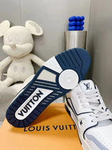 Louis Vuitton Trainer #54 Signature White Marine