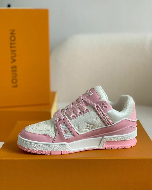 Louis Vuitton Trainer Pink Rose