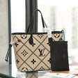 Louis Vuitton Neverfull MM Monogram Empriente Cream/Black M46040 31*28*14cm