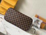 Louis Vuitton Neverfull Damier Ebene MM Cerise Lining M41358 32*29*17cm