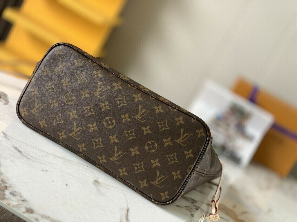 Louis Vuitton Neverfull Monogram MM Cerise Lining LV M41177 32*29*17cm