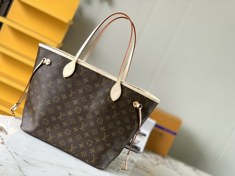 Louis Vuitton Neverfull Monogram MM Cerise Lining LV M41177 32*29*17cm