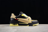 LOUIS VUITTON TRAINER SNEAKER LOW LV WHITE/BLACK/YELLOW