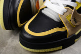 LOUIS VUITTON TRAINER SNEAKER LOW LV WHITE/BLACK/YELLOW