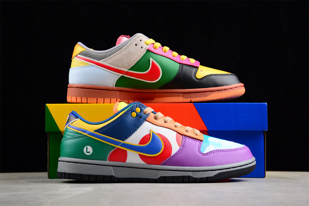 Nike Dunk Low Super Mario Custom (Pronta entrega)