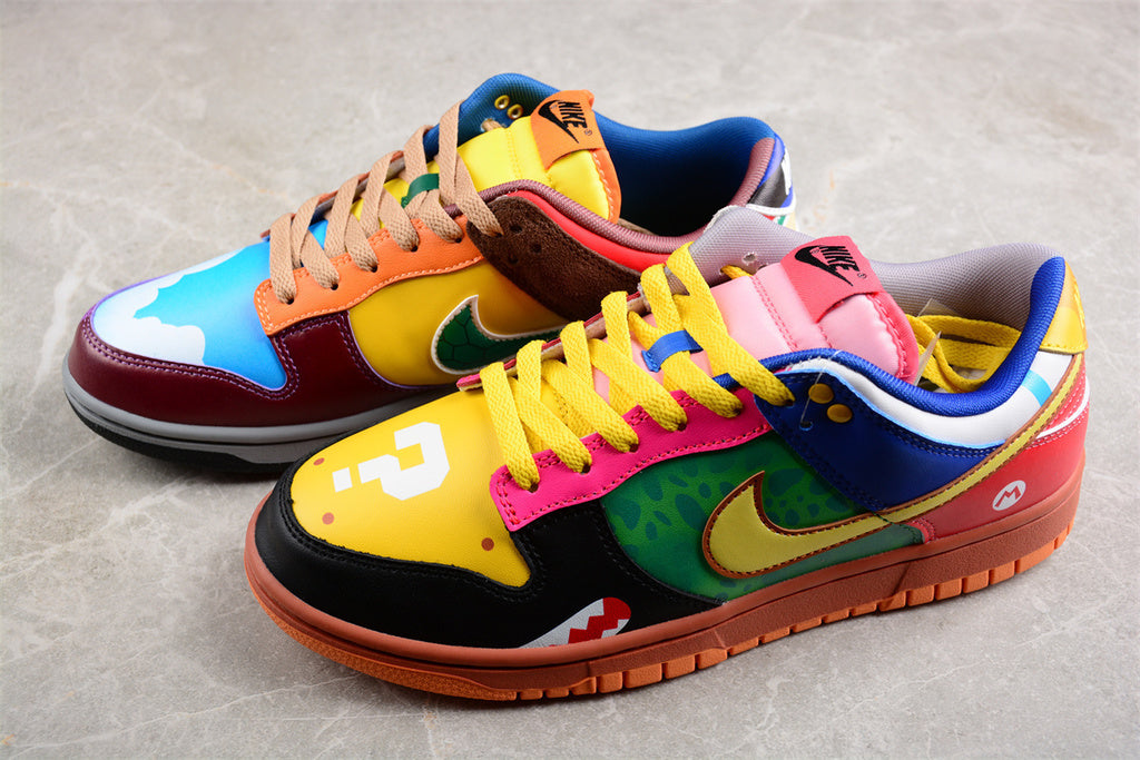 Nike Dunk Low Super Mario Custom (Pronta entrega)