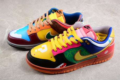 Nike Dunk Low Super Mario Custom (Pronta entrega)