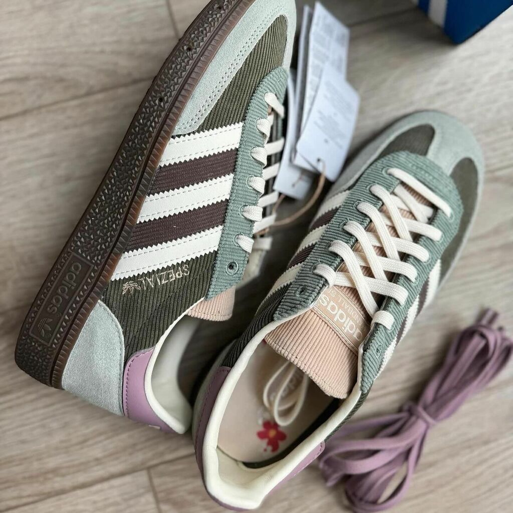 Adidas Handball Spezial Silver Green Magic Mauve